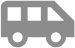 Ícone cinza representando um ônibus
